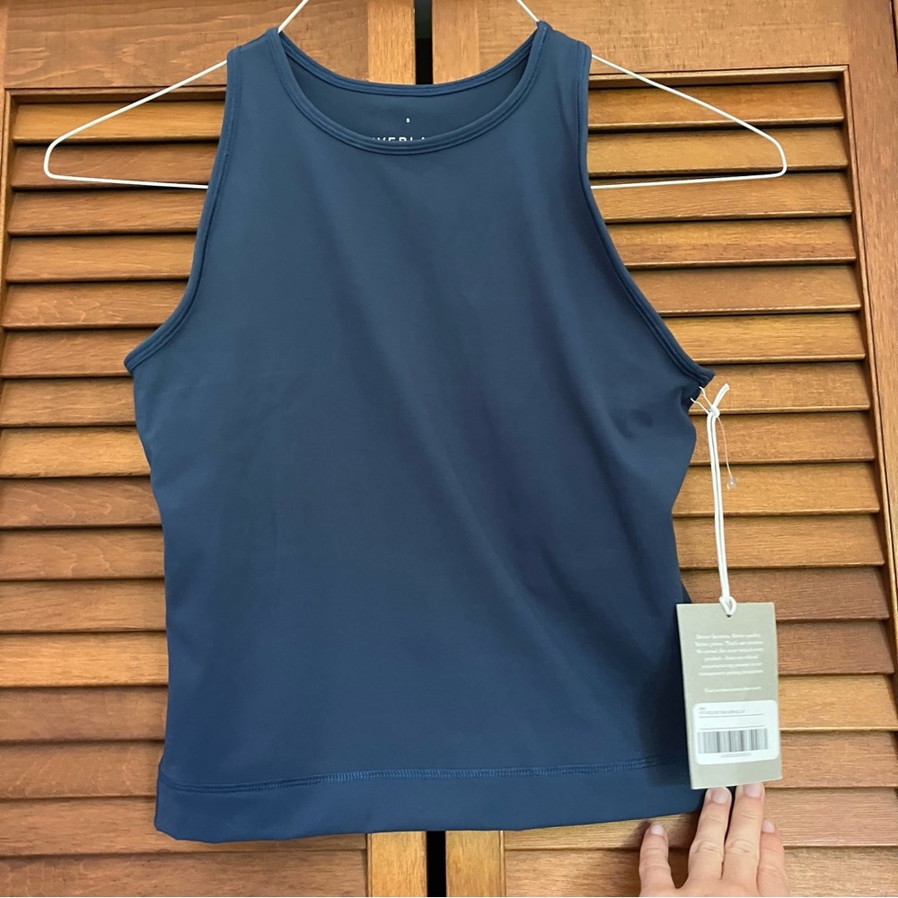 Everlane Blue Perform Athletic Sleeveless Top